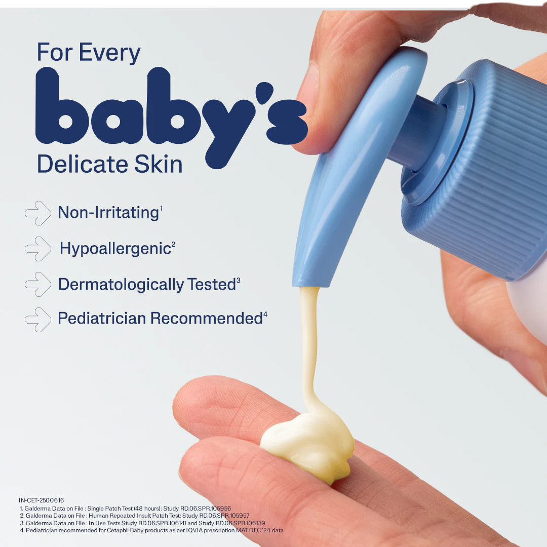 Cetaphil Baby Daily Lotion with Organic Calendula | Dermatologist Tested - Image 8