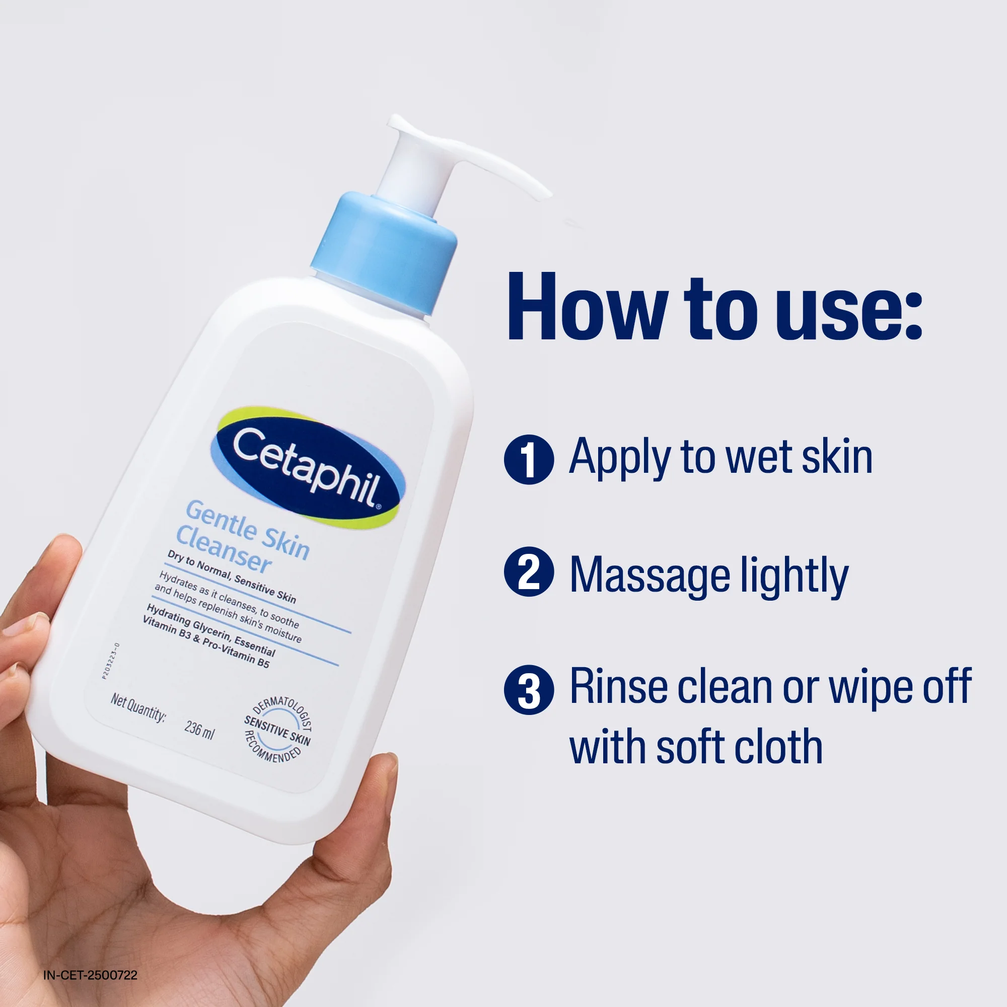 Cetaphil Gentle Skin Cleanser 236 ml | Dermat recommended - Image 11