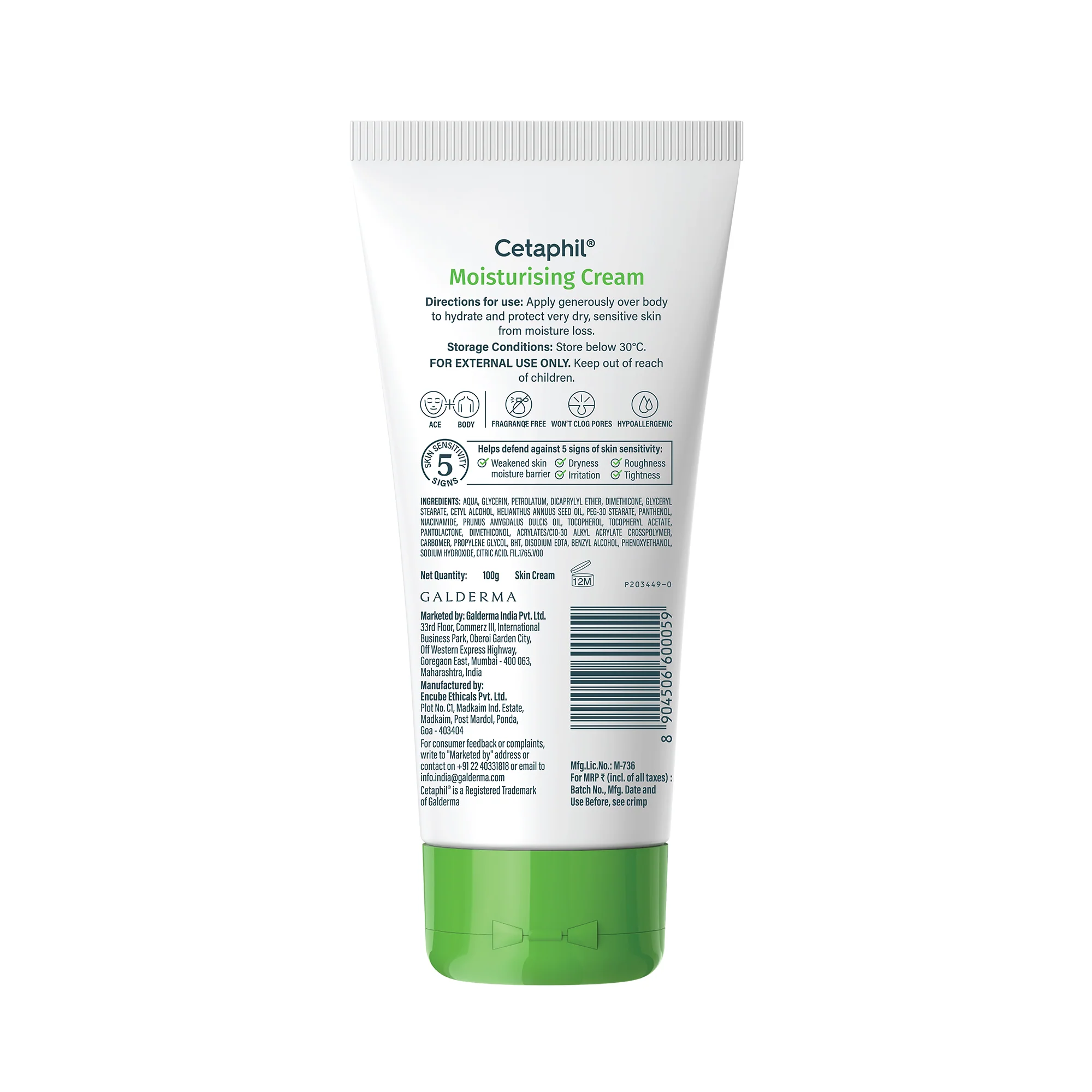 Cetaphil Moisturising Cream 100 g for dry to normal, sensitive skin - Image 12
