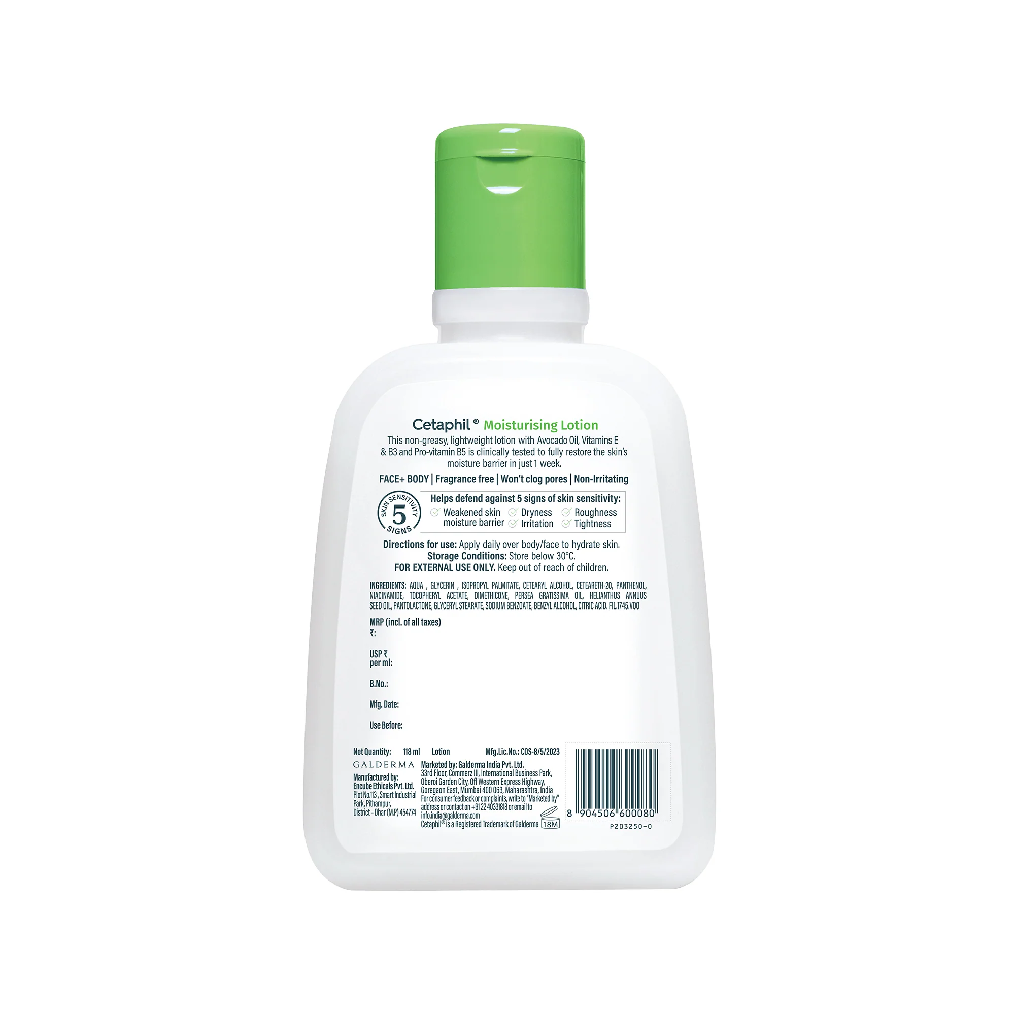 Cetaphil Moisturising Lotion 118 ml | Dermat recommended - Image 12