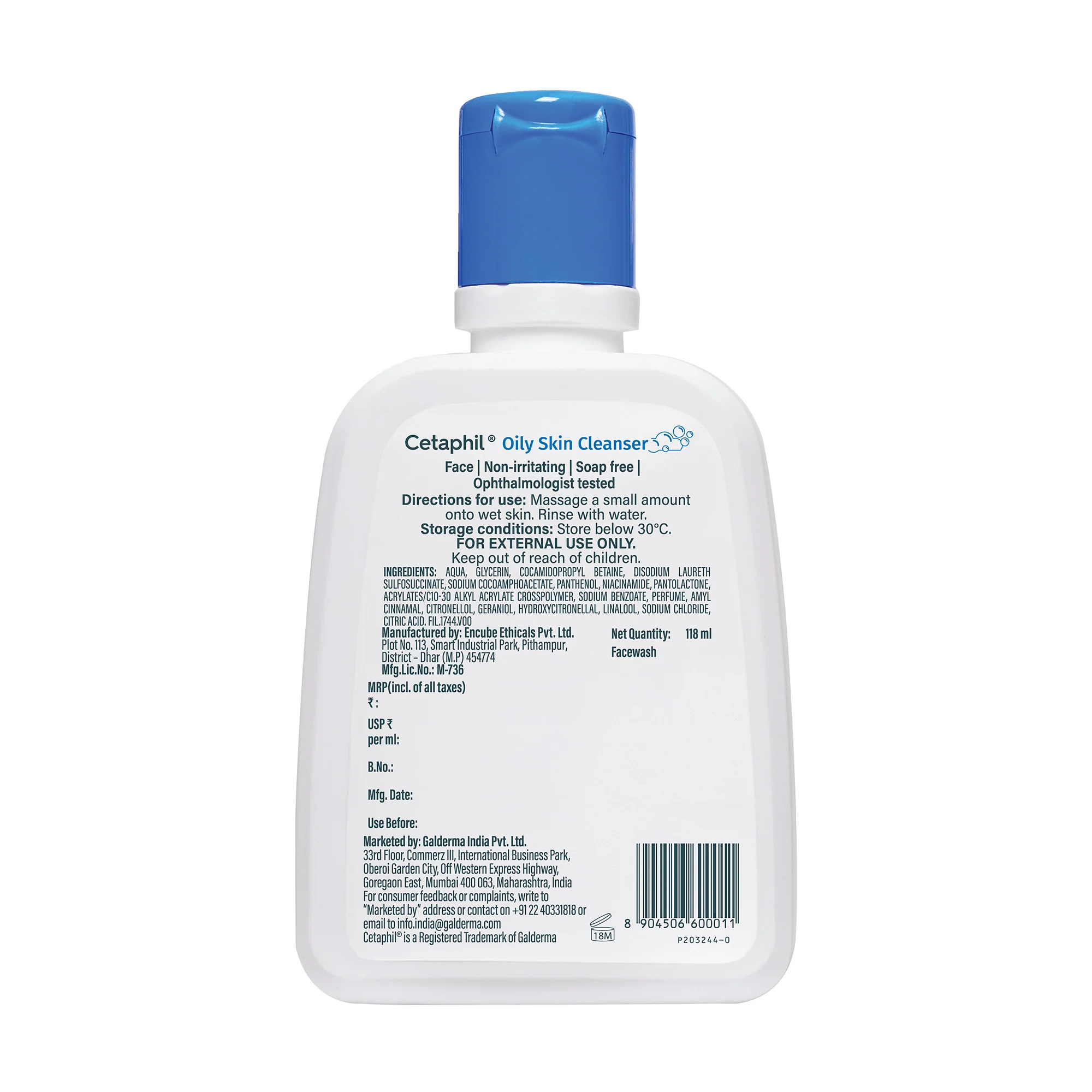Cetaphil Oily Skin Cleanser 118 ml | Dermat Recommended - Image 13